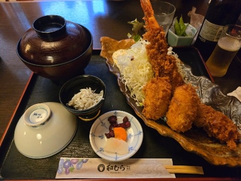 伊豆で有名なジャンボエビフライ！
